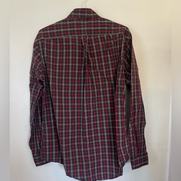 Ralph Lauren Blue Label Men’s L Button Down Classic Plaid Long Sleeve with Horse - Picture 6 of 7